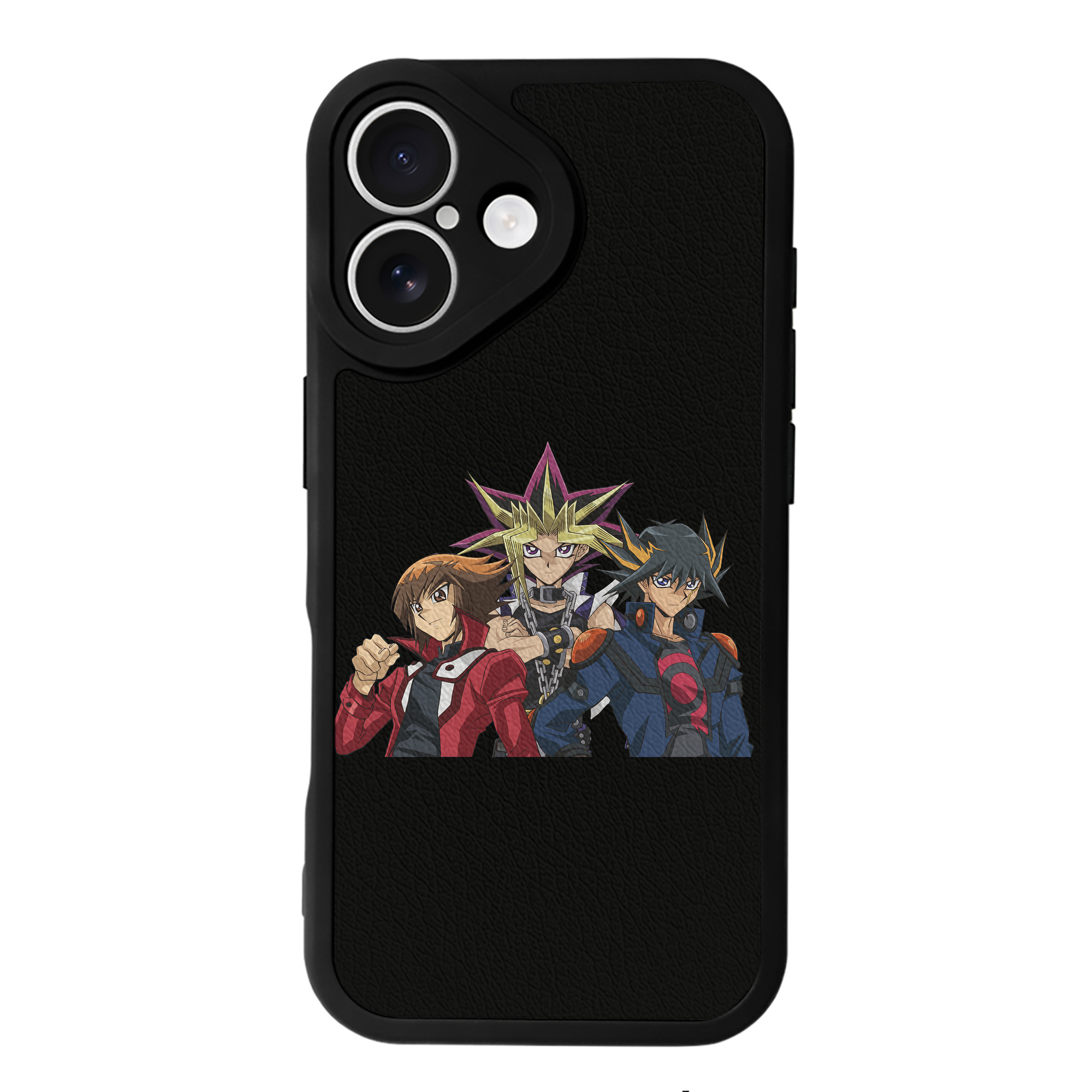 遊☆戯☆王 Yu-Gi-Oh! 【iPhone 16シリーズ対応】シリコンスマホケース（レザー調） 材質：シリコン